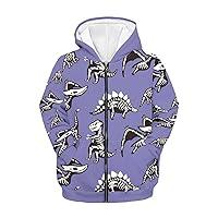 Algopix Similar Product 2 - Jekioweii Kids Zipper Hoodie