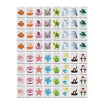 Algopix Similar Product 19 - Mahjong Game Set  65 Flag Pattern Tile