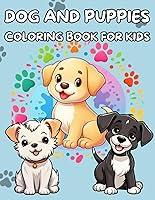 Algopix Similar Product 6 - Dog and puppies coloring book for kids