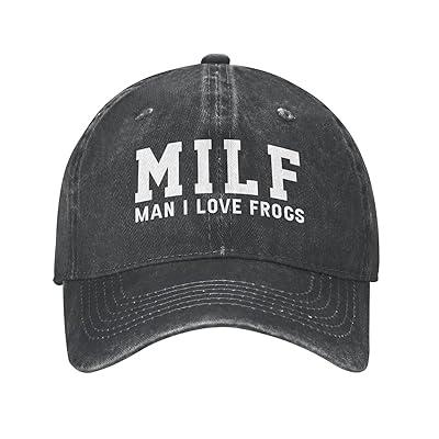 Fishing Hats for Men Baseball Cap Dad Hat for Women, Milff Man I