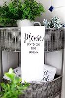 Algopix Similar Product 1 - Funny Bathroom Hand Towel Please dont