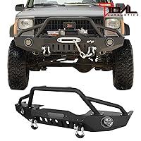 Algopix Similar Product 10 - EAG Front Bumper with LED Lights and