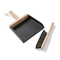 Algopix Similar Product 11 - tag Dustpan & Brush Set Black