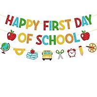 Algopix Similar Product 6 - Happy First Day of School Banner