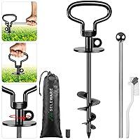 Algopix Similar Product 19 - SELEWARE Heavy Duty Dog Tie Out Stake