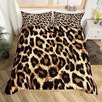 Algopix Similar Product 3 - Feelyou Black Brown Leopard Print