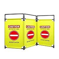 Algopix Similar Product 15 - 3 Panels Safety Barricade 58FT