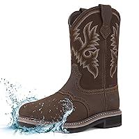 Algopix Similar Product 13 - HISEA Mens Western Cowboy Boots