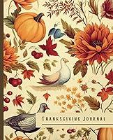 Algopix Similar Product 16 - Thanksgiving Journal Pumpkin  Autumn