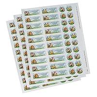 Algopix Similar Product 3 - Personalized Baby Animals Labels 
