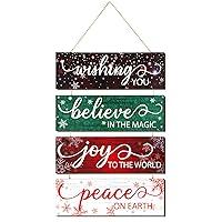 Algopix Similar Product 16 - Barydat 4 Pcs Christmas Wish You