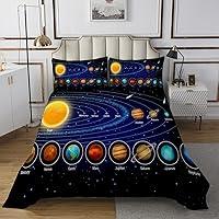 Algopix Similar Product 6 - Feelyou Solar System Bedspread Galaxy