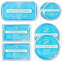 Algopix Similar Product 18 - Reusable Hot and Cold Gel Ice Packs for