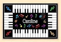 Algopix Similar Product 13 - Piano Music Personalized Kids Placemat