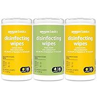 Algopix Similar Product 10 - Amazon Basics Disinfecting Wipes Lemon