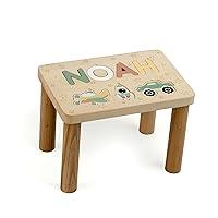 Algopix Similar Product 17 - Wooden Name Step Stool Toddler Stool