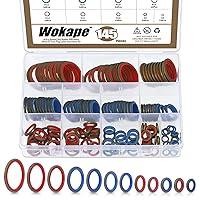 Algopix Similar Product 19 - Wokape 145Pcs 12 Sizes Bonded Seal