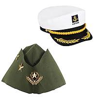 Algopix Similar Product 18 - BESTOYARD Nautical Sailor Hat Captain