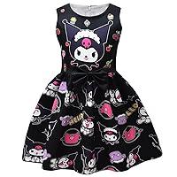 Algopix Similar Product 1 - xikcomjr Cute Girls Dress Cartoon Kids