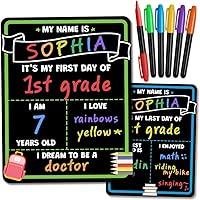 Algopix Similar Product 20 - First Day of School Sign with Liquid