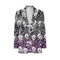 Algopix Similar Product 6 - Dremagia Spider Web Blazer for Men One