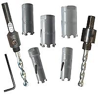 Algopix Similar Product 8 - Carbide Hole Saw Kit 12 Piece Set 34