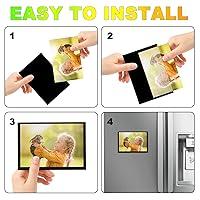 CHUNNIAO Yellow Magnetic Picture Frame 4X6 for Refrigerator 10 Pack,Photo  Magnets Sleeves