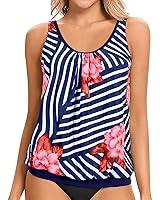 Algopix Similar Product 18 - Yonique Womens Blouson Tankini Top No