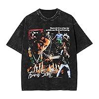 Algopix Similar Product 13 - T Shirt Travis Rapper Scott Mens