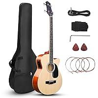 Algopix Similar Product 5 - Ktaxon 4 String Acoustic Bass Guitar