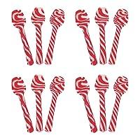Algopix Similar Product 19 - Candy Cane Spoons 1doz