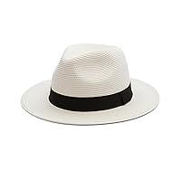 Algopix Similar Product 3 - Joywant Womens Straw Fedora Beach Sun