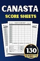 Algopix Similar Product 15 - Canasta Score Sheets 130 Score Chart