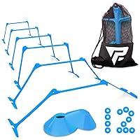 Algopix Similar Product 2 - Pro Adjustable Hurdles and Cone Set  6