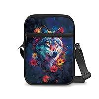 Algopix Similar Product 14 - GREKIOPYU Wolf Men Messenger Bag