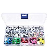 Algopix Similar Product 8 - 1500pcs Googly Wiggle Eyes Self