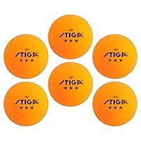 Algopix Similar Product 5 - STIGA 3Star Orange Table Tennis Balls