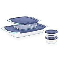 Algopix Similar Product 1 - Pyrex Easy Grab 4Pack Glass Baking