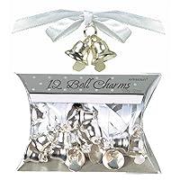 Algopix Similar Product 14 - Double Bell Charms  Silver  Wedding