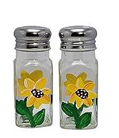 Algopix Similar Product 2 - Sunflower Salt and Pepper Hand Painted