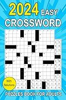 Algopix Similar Product 9 - 2024 Easy Crossword Puzzles Book For