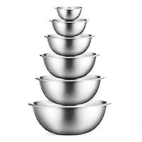 Algopix Similar Product 2 - FineDine Stainless Steel Mixing Bowls