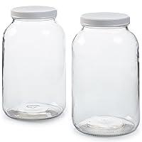 Algopix Similar Product 13 - 1790 Large Glass Jars with Lid  Wide