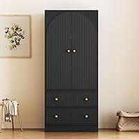 Algopix Similar Product 5 - QHITTY Freestanding Bedroom Armoire