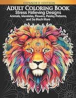 Algopix Similar Product 18 - Adult Coloring Book  Stress Relieving