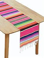 Algopix Similar Product 3 - BOXAN Mexican Table Runner Handwoven