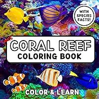 Algopix Similar Product 19 - Coral Reef Coloring Book for Adults and