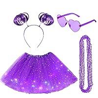 Algopix Similar Product 16 - Panitay 9 Pcs LED Skirt Costume Set for