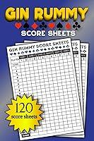 Algopix Similar Product 2 - Gin Rummy Score Sheets Over 120 Sheets