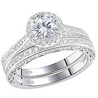 Algopix Similar Product 4 - Newshe Wedding Rings for Women